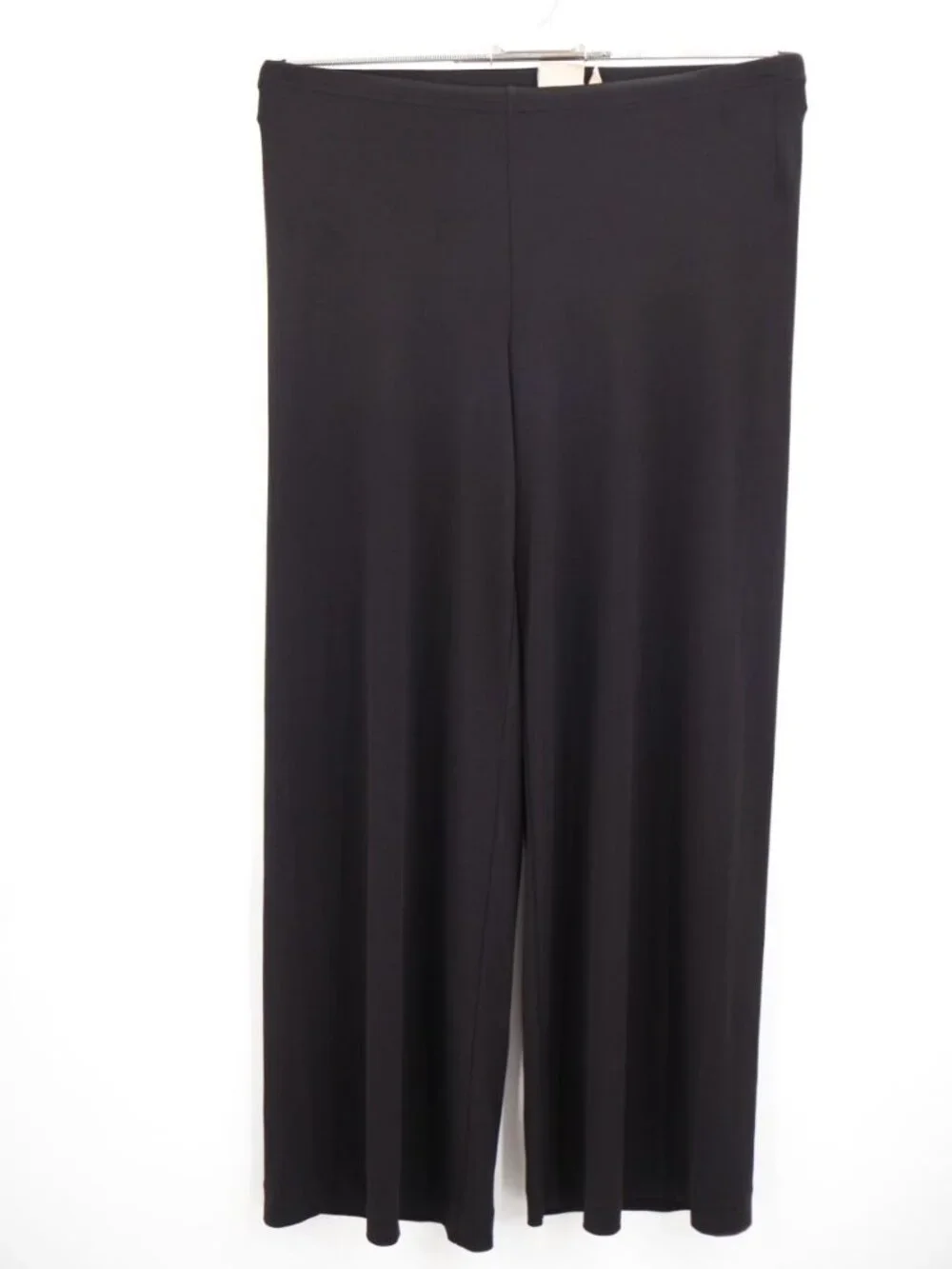 Vivienne Tam Wide Leg Pants Size XS Black Stretch Pull On Style Palazzo Size XS